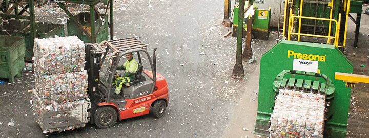 Compactage de déchets volumineux