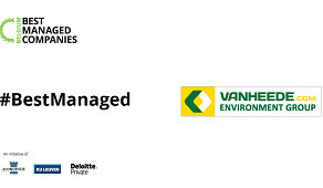 Vanheede Environment Group a été nommé Best Managed Company
