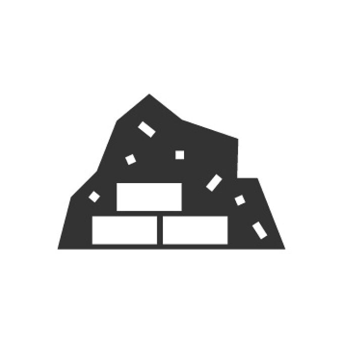 Voor steenpuin en beton hebben we containers van 8m³ tot 12m³