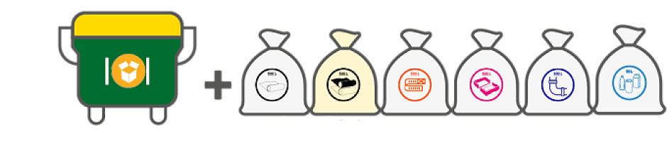 6 types de plastique collectés en une seule tournée