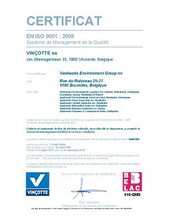 ISO 9001 certificat FR