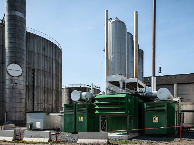 Biogaz riche en énergie